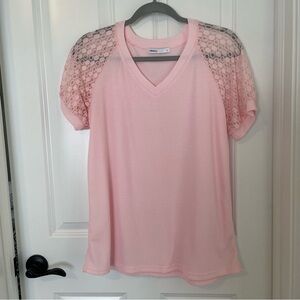 Nina Pink Short Sleeve Tee